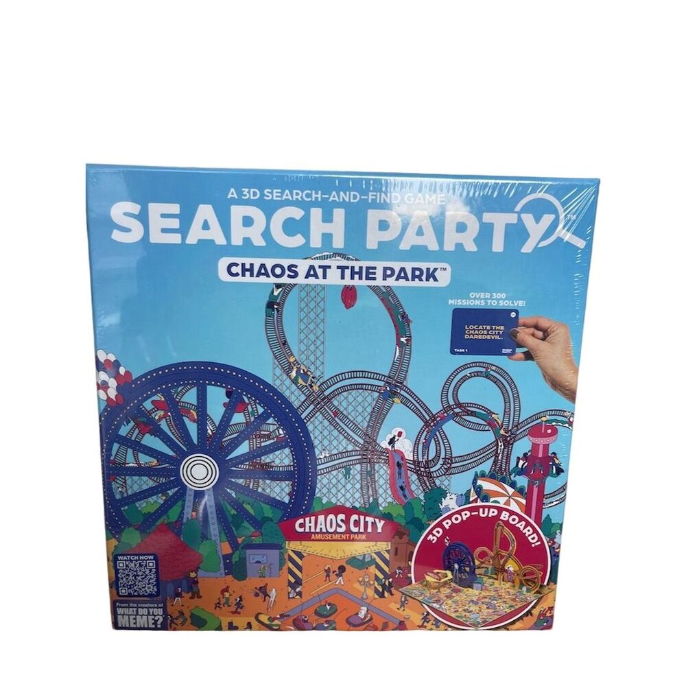 Search Party: Chaos At The Park 3D Search-and-Find Adventure Game Ages 8+ Sealed